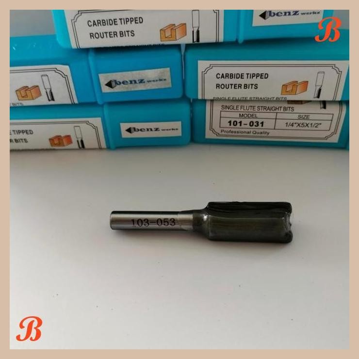 [KMT] MATA PROFIL KAYU LURUS STRAIGHT BIT 12MM / MATA PROFIL TRIMMER ROUTER