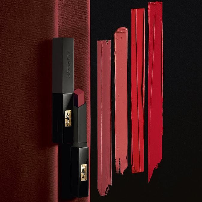 best seller ysl lipstik yvessaintlaurent the slim matte longwear lipstick kotak super-slim yang memb