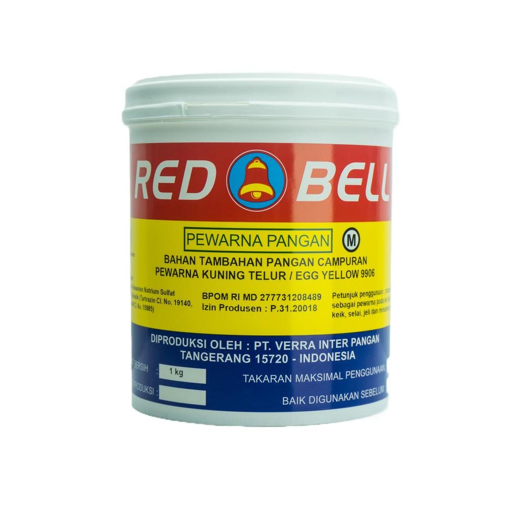 

Murah Red Bell Pewarna Bubuk Egg Yellow 9906, 1 Kg
