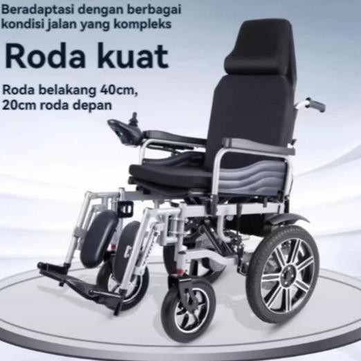 Kursi Roda Elektrik Lipat Bisa Rebahan Kursi Roda Listrik