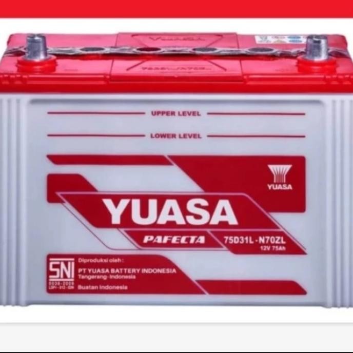 TERBARU - Aki Basah/ Yuasa N70ZL Pafecta / 12V75Ah/ aki Pajero Innova diesel