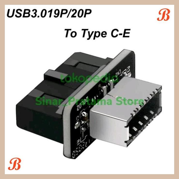 [SRP] Adapter Port Motherboard USB 3.0 3.1 To Type c 20pin 19pin