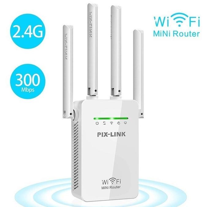PIX-LINK 300M Wireless Wifi Range Extender Router Repeater AP LV-WR09