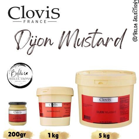 

Promo Clovis Dijon Mustard 200 Gram, 1 Kg, 5 Kg France