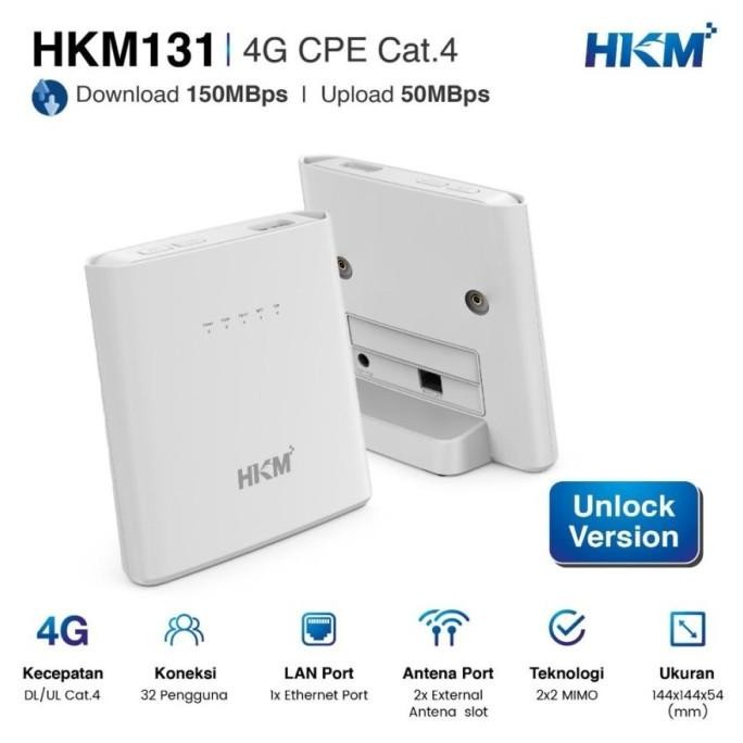 Modem Wifi 4G XL Satu Lite Family HKM N401 UNLOCK Free 170GB XL Home
