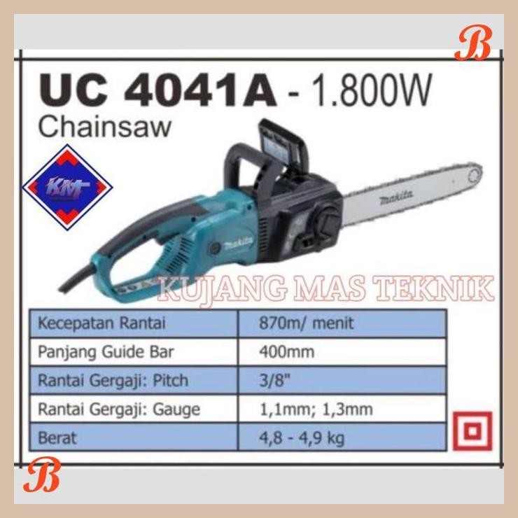 [KMT] BAR CHANSAW MAKITA UC4041A BAR MESIN CHANSAW LISTRIK UC 4041 A