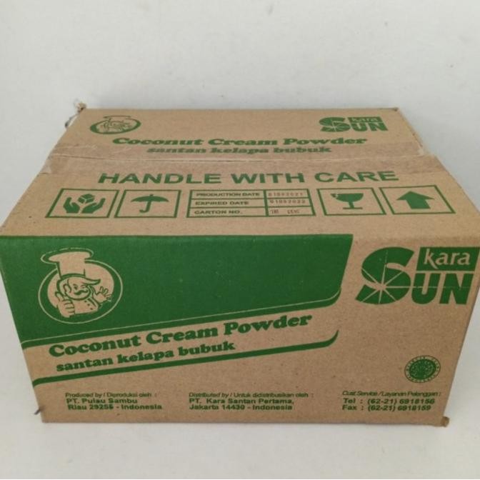 

Promo Sun Kara Santan Kelapa Bubuk 20 Gr 1 Dus Karton Isi 60 Saset Sachet
