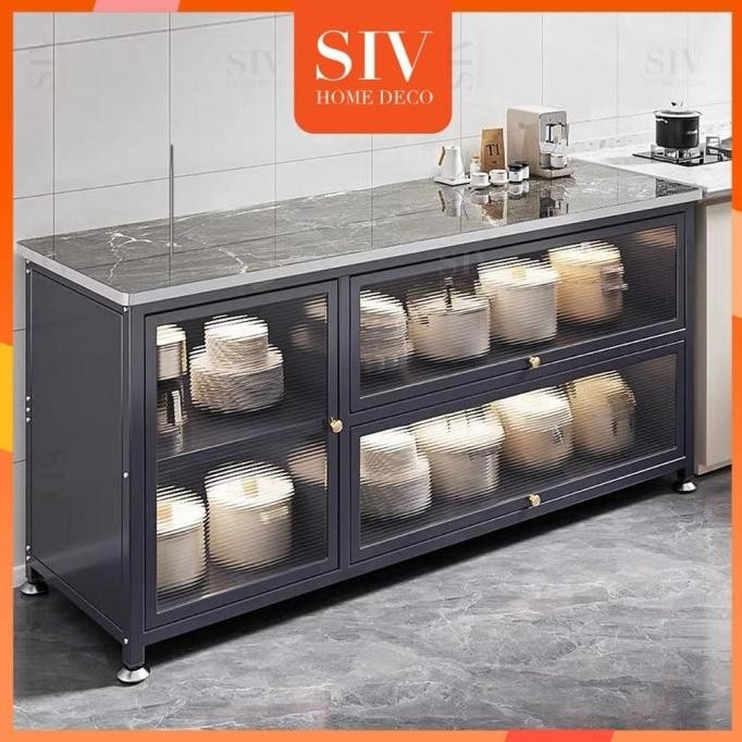 Lemari Dapur Lemari Besi Dapur Lemari Dapur Serbaguna Minimalis Kabinet Dapur Gelombang Mikro