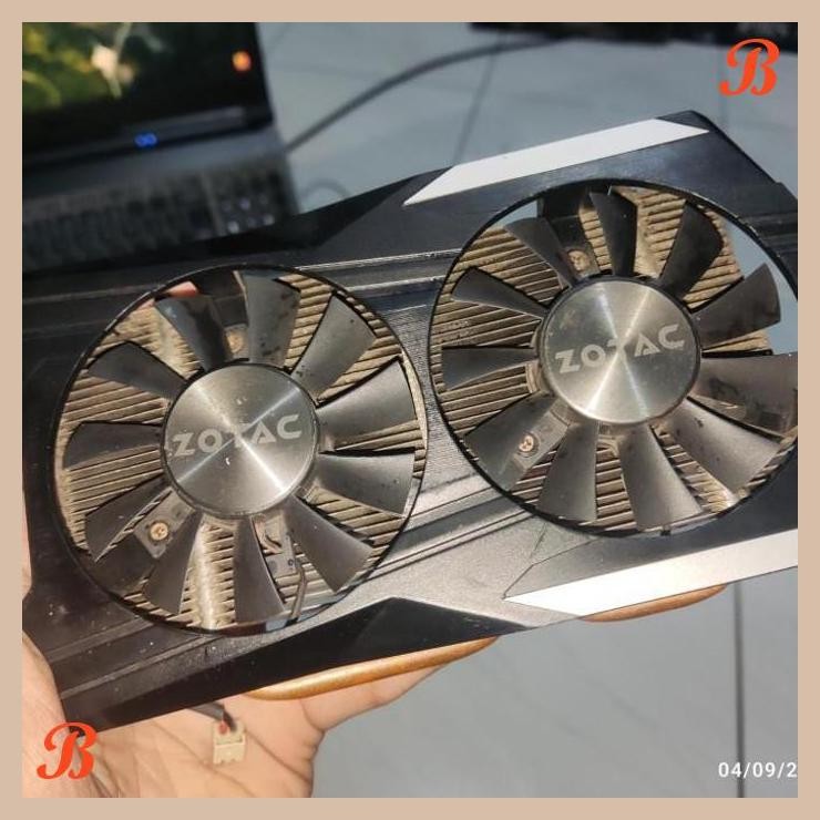 [SRP] Casing Heatsink Vga zotac GTX 1050 1050ti 1650 65mm ORIGINAL