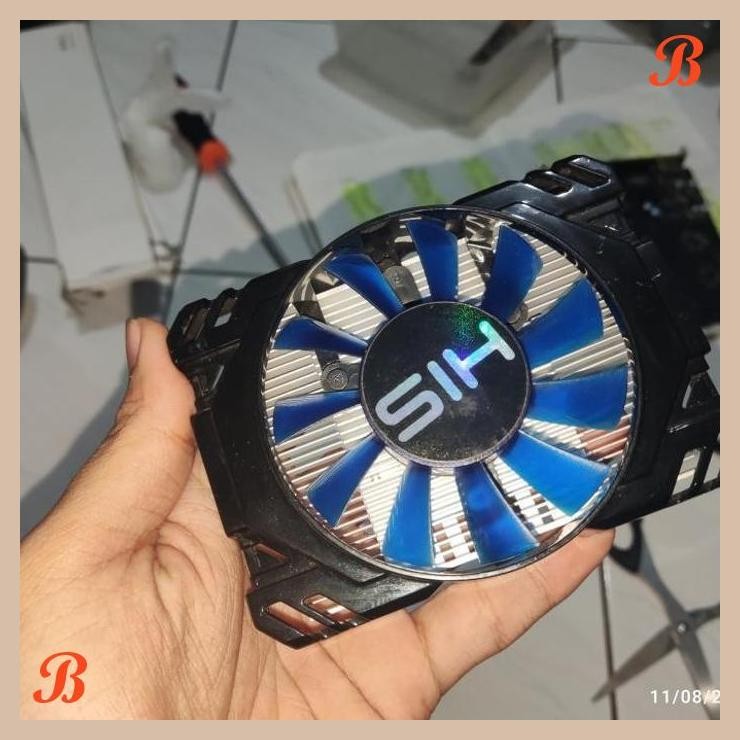 [SRP] 1 set Heatsink fan His r7 240 250x 260 R7 360 75mm 2pin universal VGA