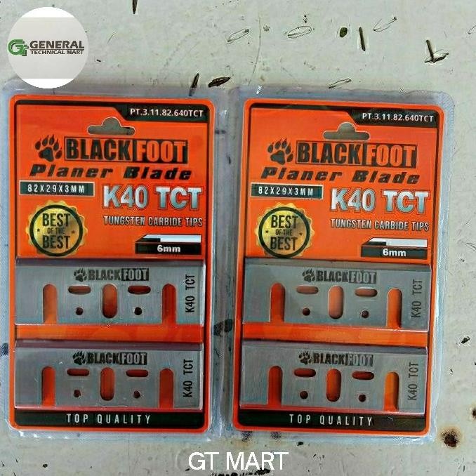 ready  PLANER BLADE TCT K40 BLACKFOOT / MATA PISAU SERUT K40/BLACKFOOT K40 murah
