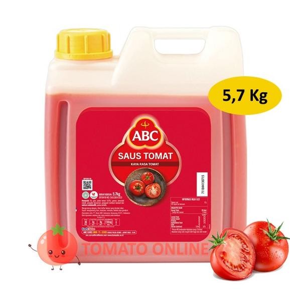 

Sale Saus Sauce Tomat Abc Jerigen Dirigen Galon 5.7 Kg / 5.7Kg