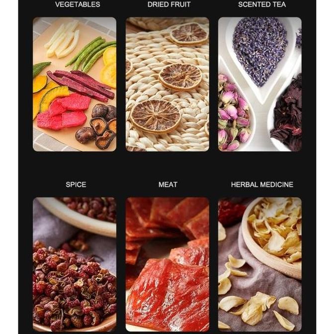 HJK PAPALOLO Drying Stainless Steel Food Dehydrator Machine 6 Trays (oven)