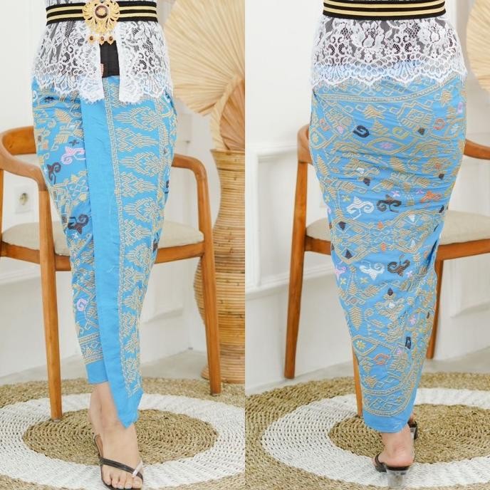 PAKAIAN ADAT BALI KAMEN LEMBARAN SONGKET BORDIR BAWAHAN KEBAYA BALI