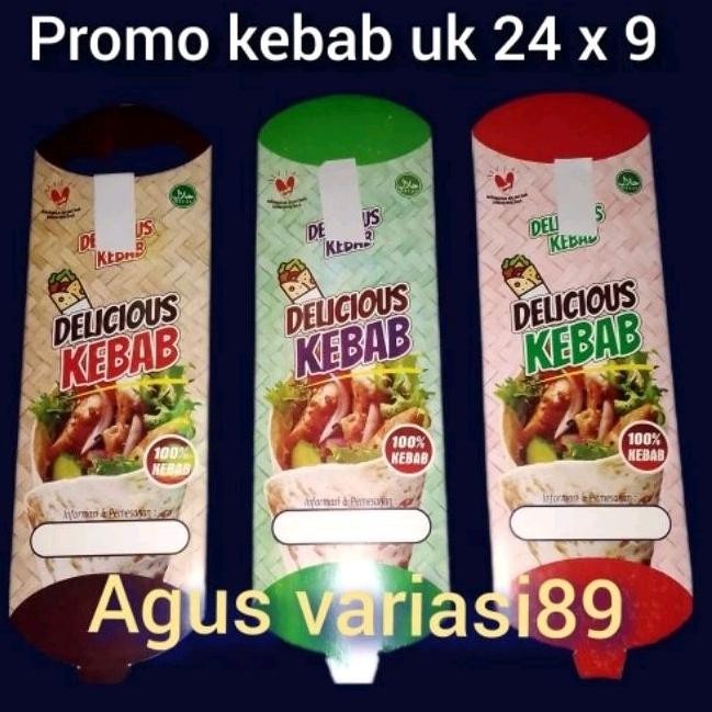 

Premium Dus Kebab // Kemasan Kebab// Kertas Kebab Prermium