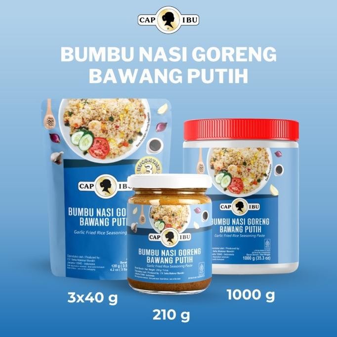 

Grosir Cap Ibu Bumbu Nasi Goreng Bawang Putih Pot 1000Gr