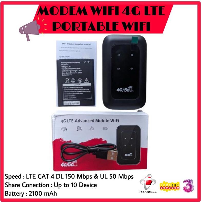 Modem Wifi Mifi 4g Portable All Operator