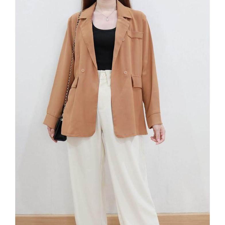 Sale Sienna Blazer Outer Korean Wanita  - Blazer Outfits Hijab