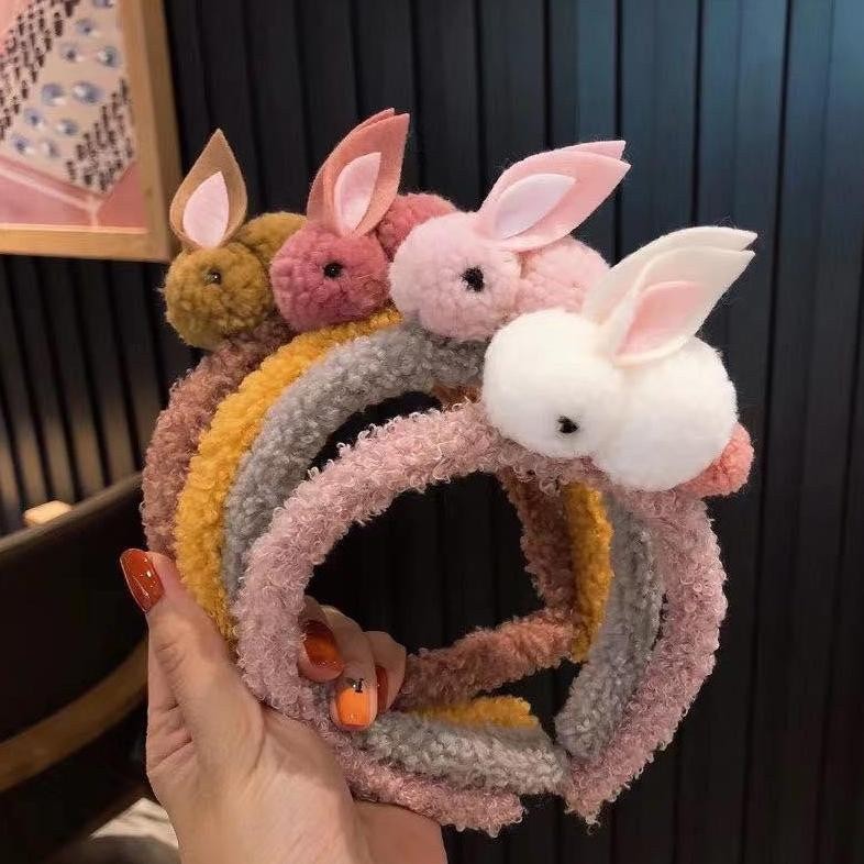 wes-24 If56 IWD Bando Anak Wanita dan Dewasa Headband Rabbit BB-rabit02 Bandana Cewek Korea Keren Lu