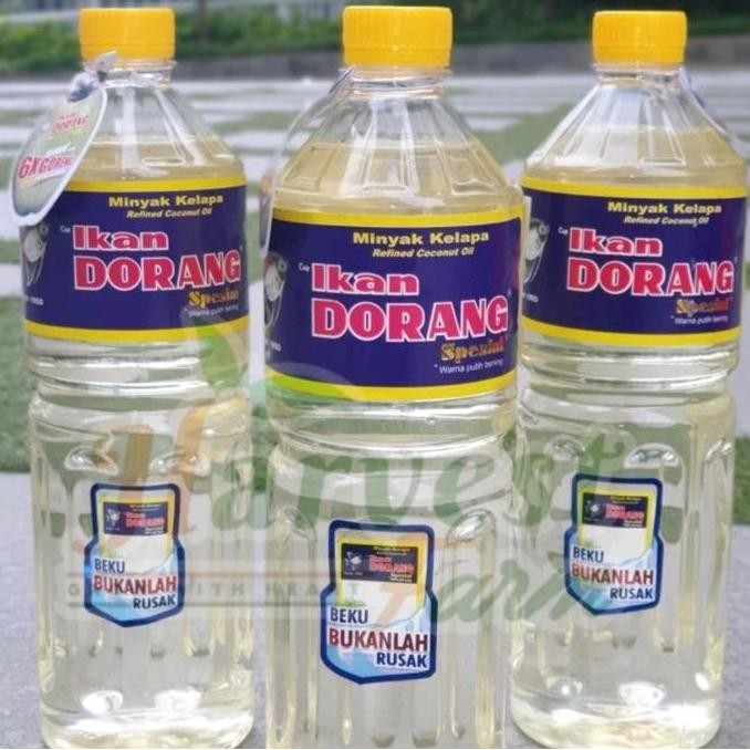 

Murah Minyak Goreng Kelapa Spesial Coconut Oil Cap Ikan Dorang