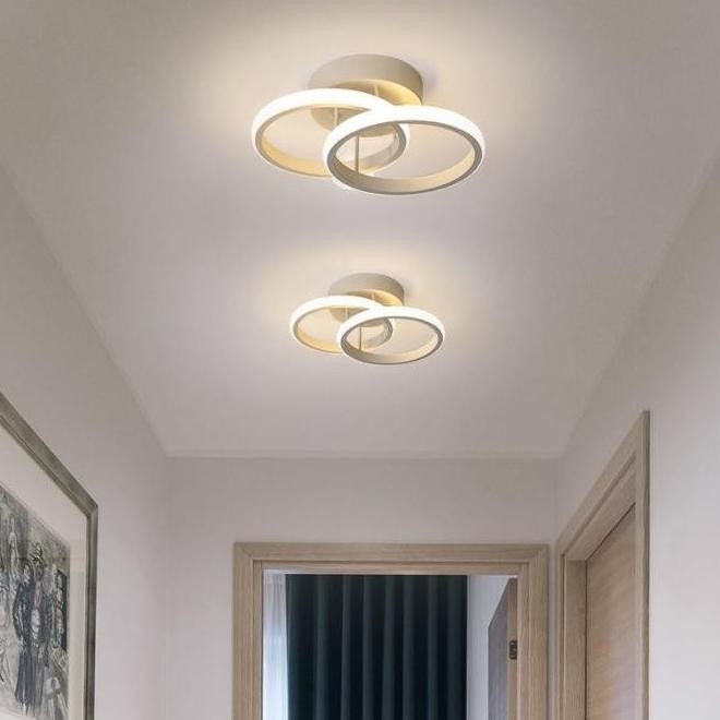 Lampu Plafon LED Lampu Hias Modern Lampu 3 Warna