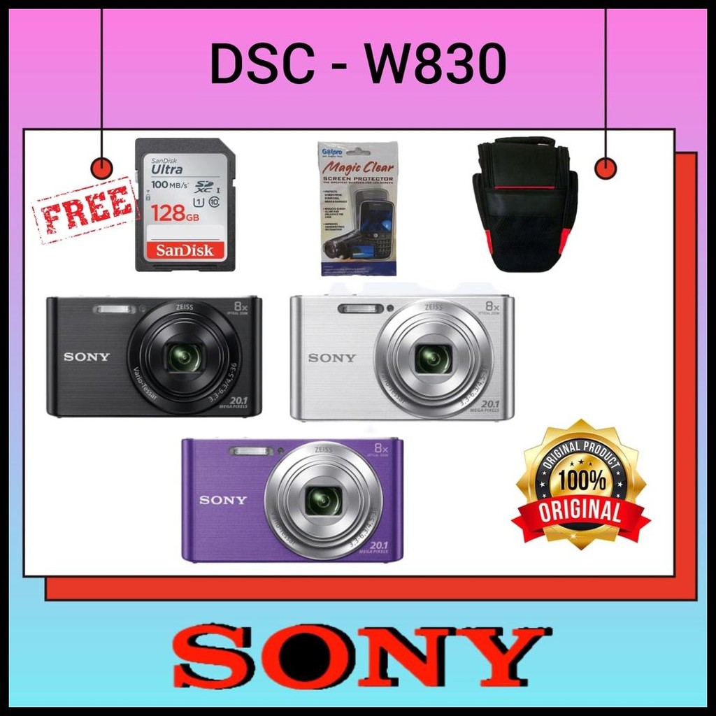 CAMERA POCKET SONY W830