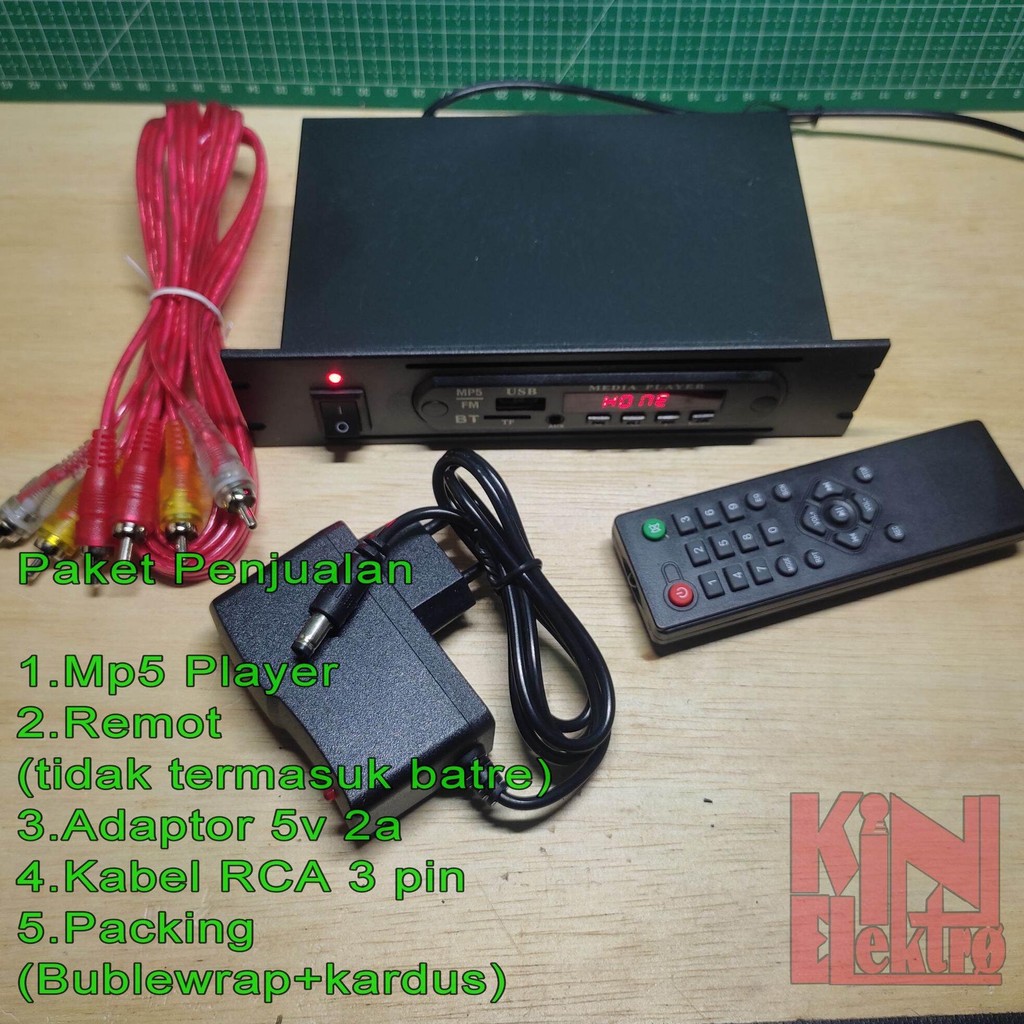 MODUL MP5 MP4 MP3 PLAYER BLUETOOTH STEREO LENGKAP TINGGAL PAKAI
