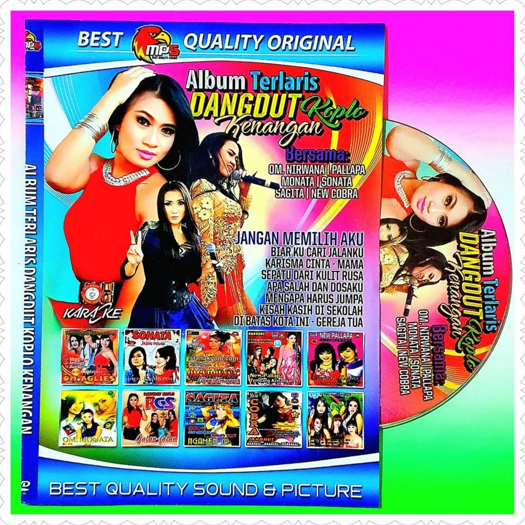 KASET DVD MP5 VIDEO MUSIK LAGU DANGDUT KOPLO KENANGAN NOSTALGIA-LAGU DANGDUT LAWAS KOPLO-KASET DVD L