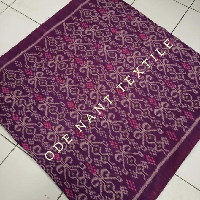 KAIN ENDEK METERAN TENUN KATUN BALI CAMPUHAN MOTIF JUMPUT, BUNGA, SONGKET / ENDEK TENUN BALI (METERA