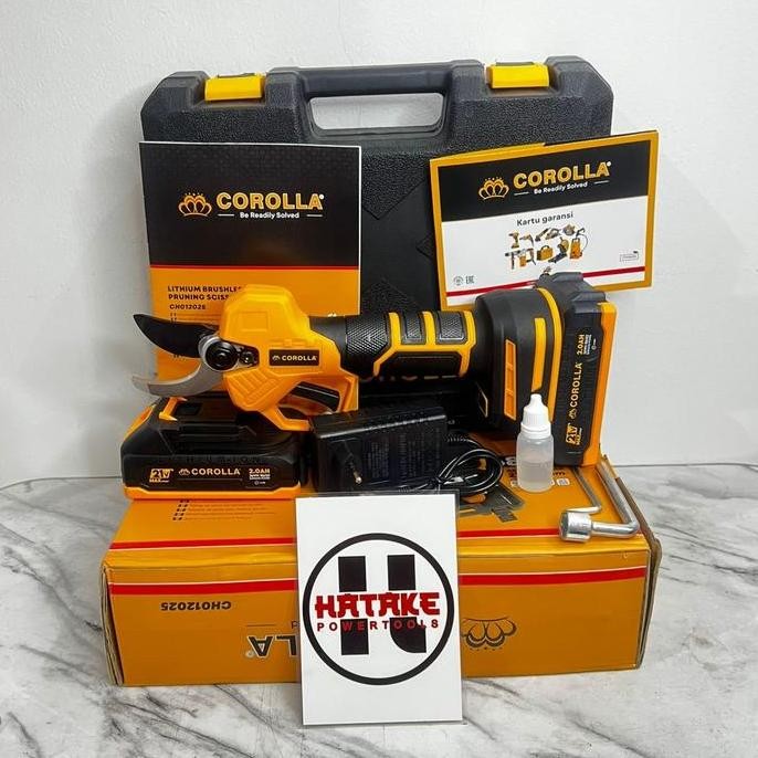 Terlaris Corolla Gunting Dahan 2Baterai Gunting Taman Elektrik Pemangkas Ranting Pohon Brushless Ch0