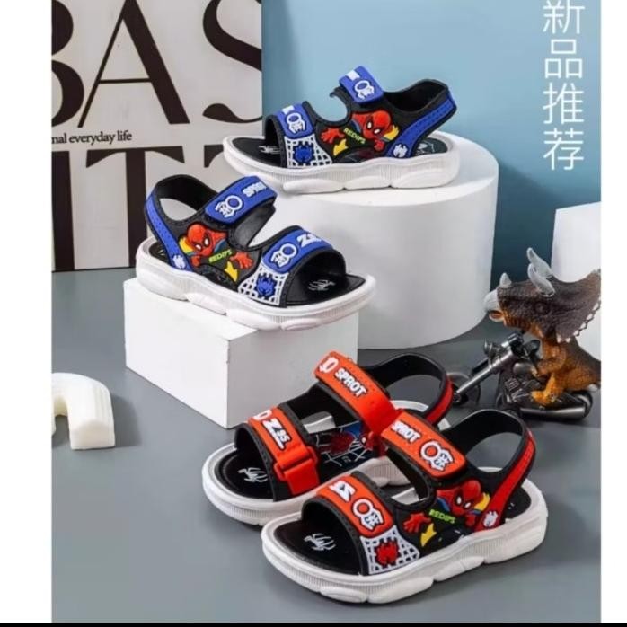 Terlaris Sepatu Sandal Spiderman Anak Sepatu Sandal Anak Karakter Spiderman