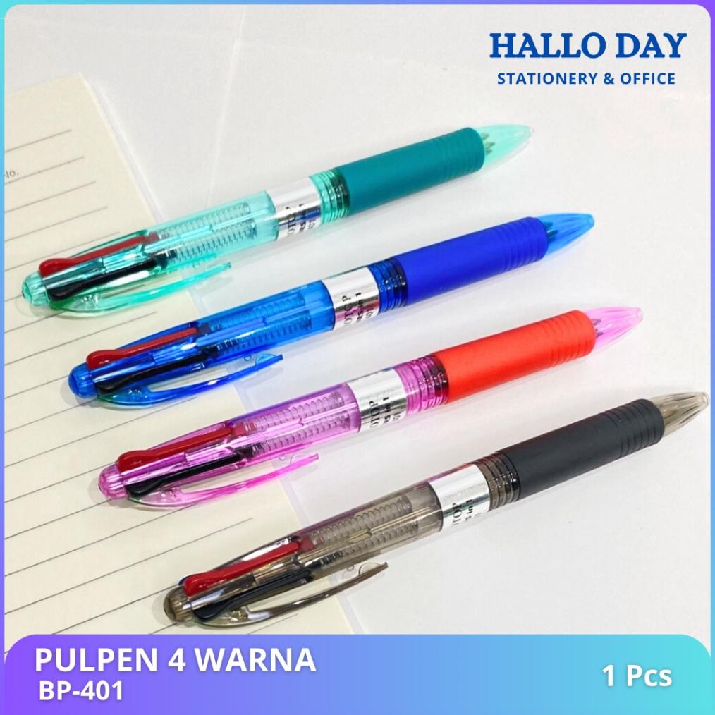 

Rt-4 Hd Ballpen Pulpen 4 Warna Pen Microtop Bp-401