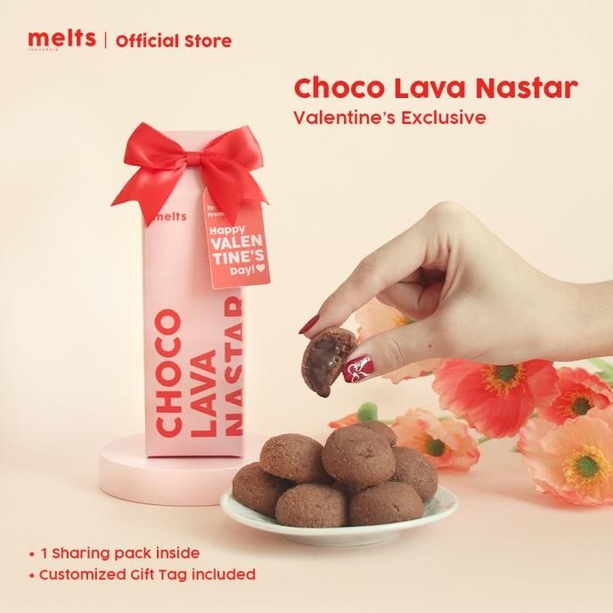 

Melts Valentine Gift - Choco Lava Nastar | Hadiah Gift Set Kado Hamper