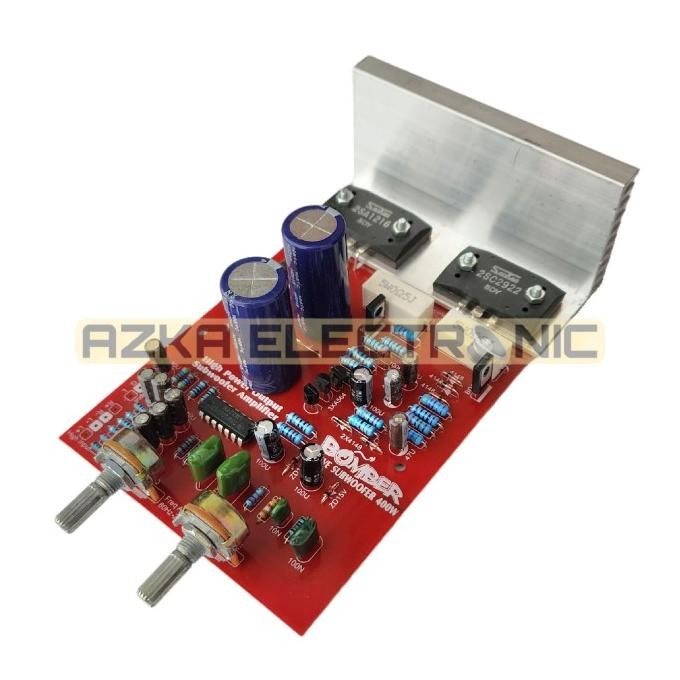 Kit Power Amplifier Subwoofer Aktif Bomber 400W Original