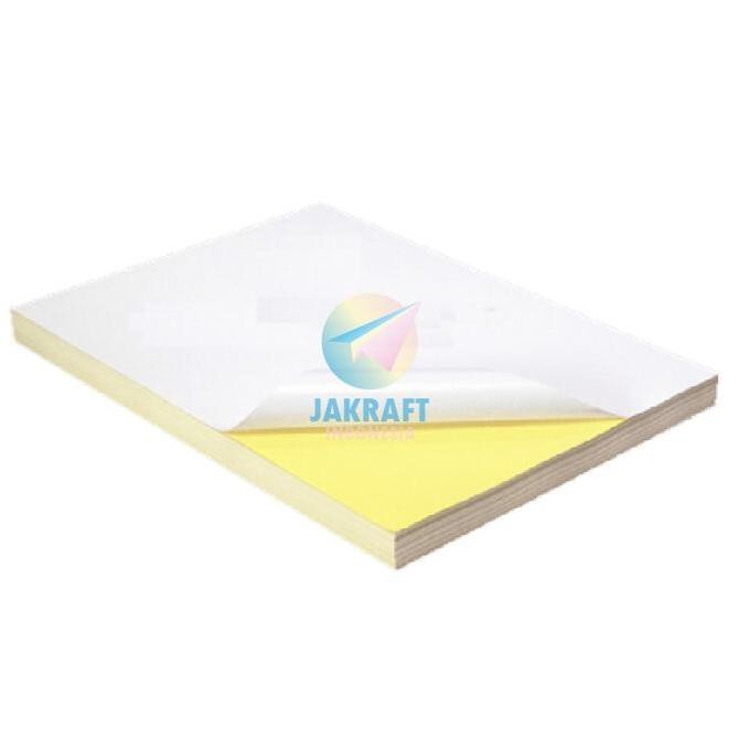 

(50 Lembar) Kertas Stiker Sticker Glossy Chromo Bontax Art Paper A4 ARTOS Anti Air Berkualitas by Radhiant official