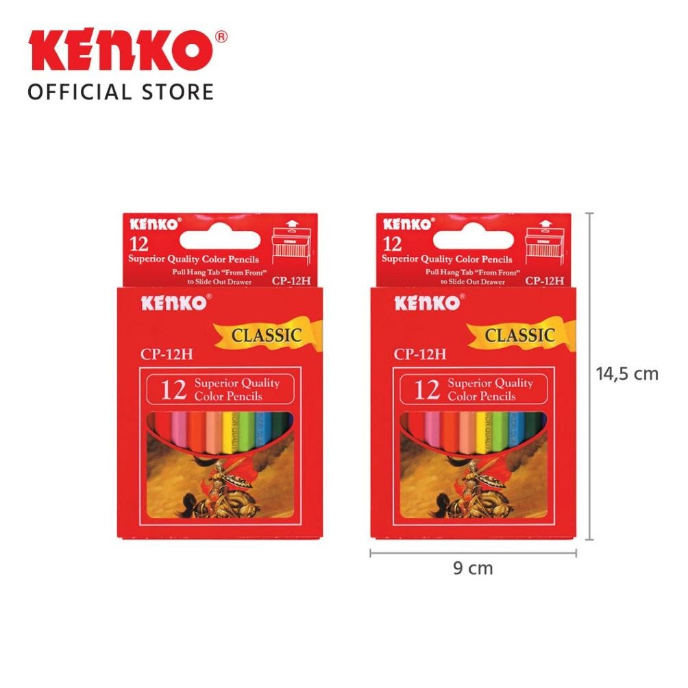 

Wdr-75 Hd Pensil Warna Kenko 12 Warna Cp-12H Pendek /Pensil Mewarnai