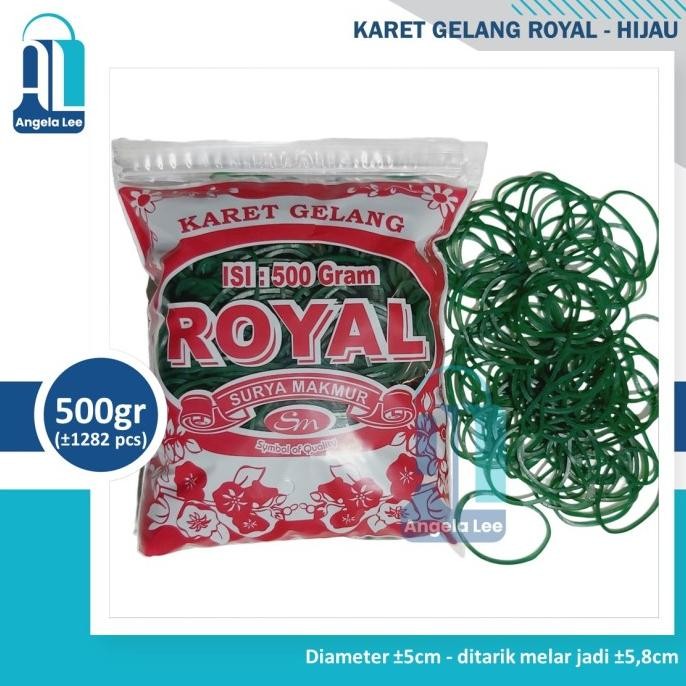 

Grosir Karet Gelang Royal Hijau @ 500 Gr Hijau Elastis Merah Kuning Klip by Radhiant official
