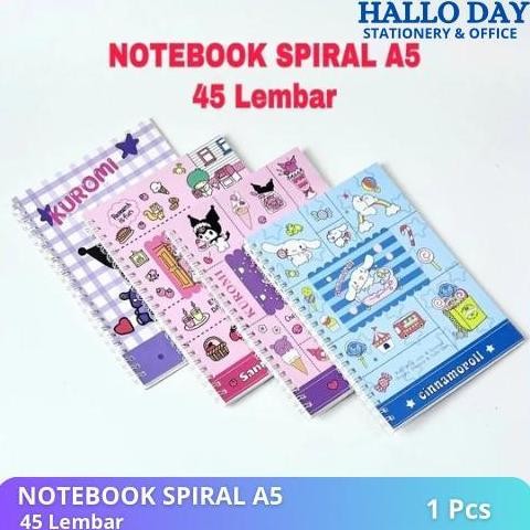 

An85 Hd Notebook A5 Buku Tulis Sekolah Isi 45 Lembar