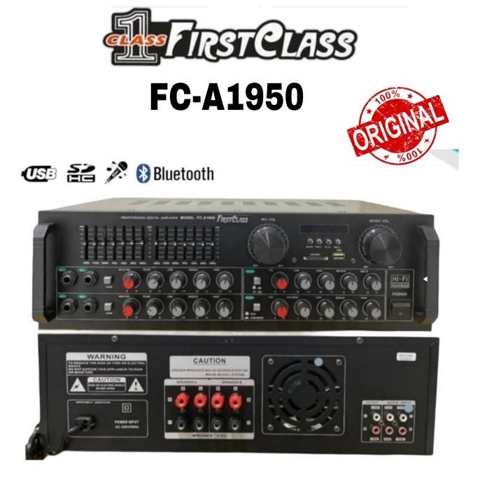 Amplifier Power Mixer Karaoke Bluetooth Original Firstclass Fc A1950 Original