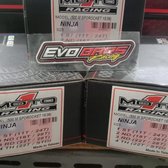 New Gear Rasio Moto1 Racing Ninja R / RR 500m