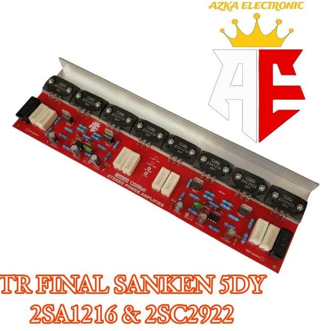 Kit Power Amplifier Sanken Stereo 1200W Plus Transistor Sanken Ae-55 Original
