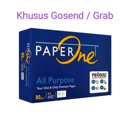 

Kertas F4 80 gram PaperOne by Radhiant official