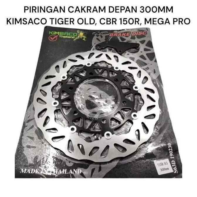 New Kimsaco Piringan Cakram Cbr 150r Verza Tiger Old Megapro New Cb150 Lubang 6 Model Kembang 300MM 