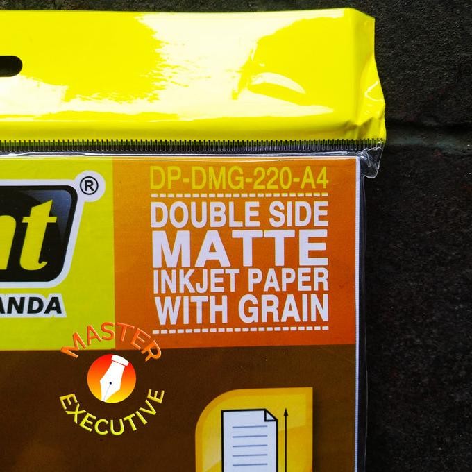 

Data Print Double Side Matte Grain 220 Gsm A4 / Kertas Foto Bertekstur Best Seller