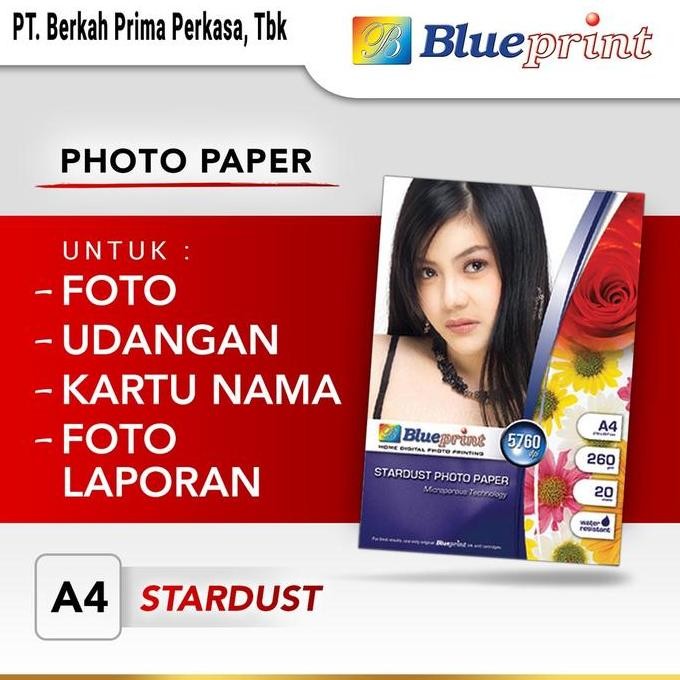 

Kertas Foto Kulit Jeruk , Stardust Photo Paper Blueprint A4 260 Gsm Best Seller