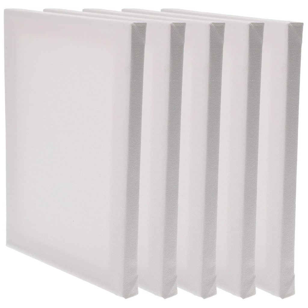 

5Pcs Stretched Canvas Square Blank Canvases Cotton Canvases For Oils Watercolor Painting Canvas 8 X 6 Inches ( 20 X 15 Cm)