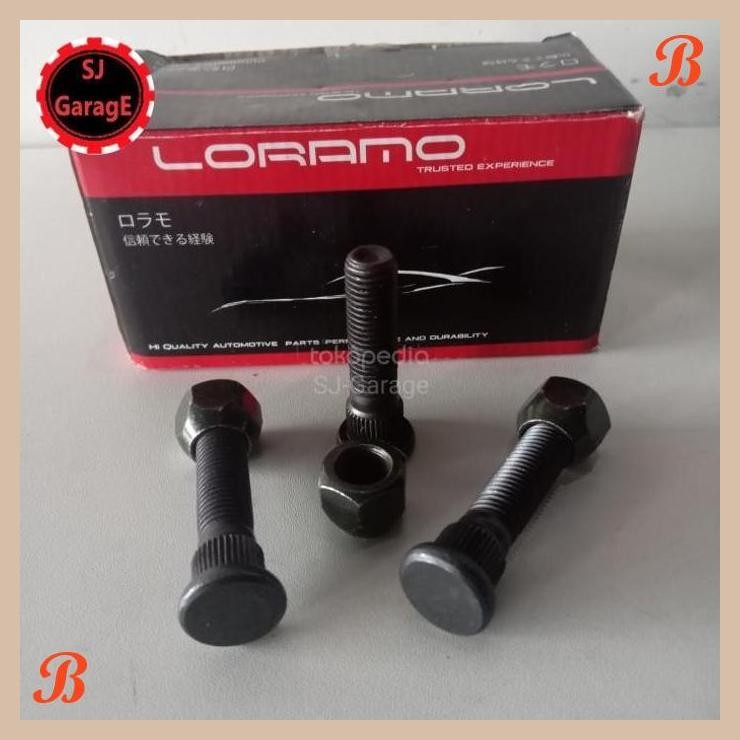 [SJG] Baut+Mur Roda Isuzu Panther