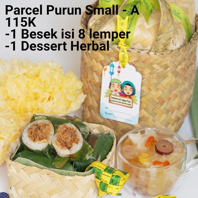 

Sale Hampers Purun Isi 1 Dessert Herbal Dan Besek Isi 8 Lemper