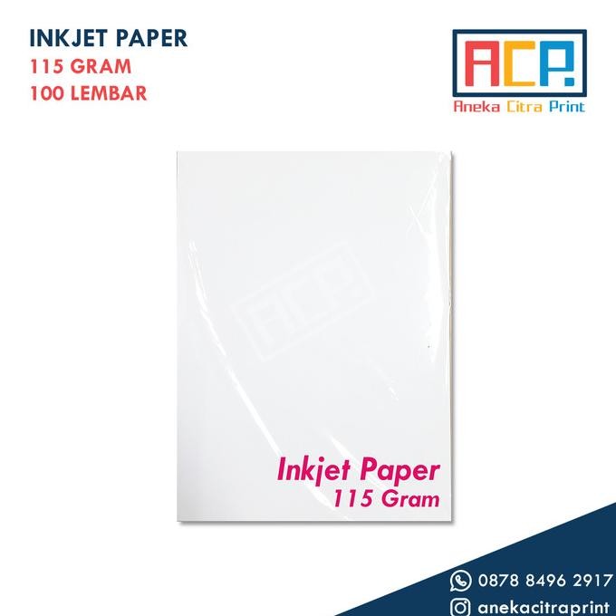 

Kertas Inkjet / Inkjet Paper A4 115 Gram Promo
