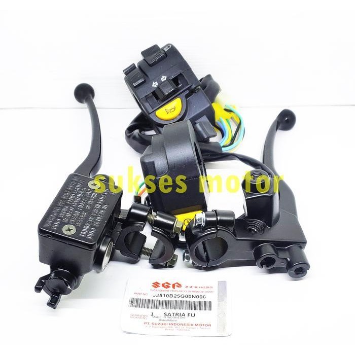 Paketan Saklar Komplit Set Kiri Kanan + Master Rem Assy, Rumah Minyak Rem + Handle Set Kopling Dan R